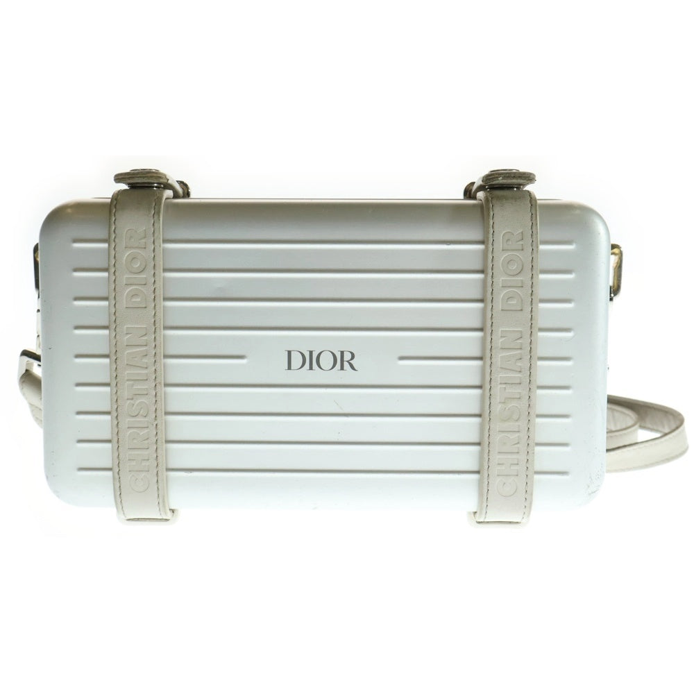 DIOR(ディオール) ×RIMOWA パーソナル ショルダーバッグ シルバー アルミニウム 2DRCA295YWT