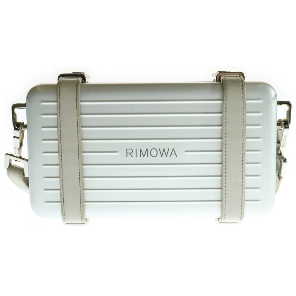 DIOR(ディオール) ×RIMOWA パーソナル ショルダーバッグ シルバー アルミニウム 2DRCA295YWT