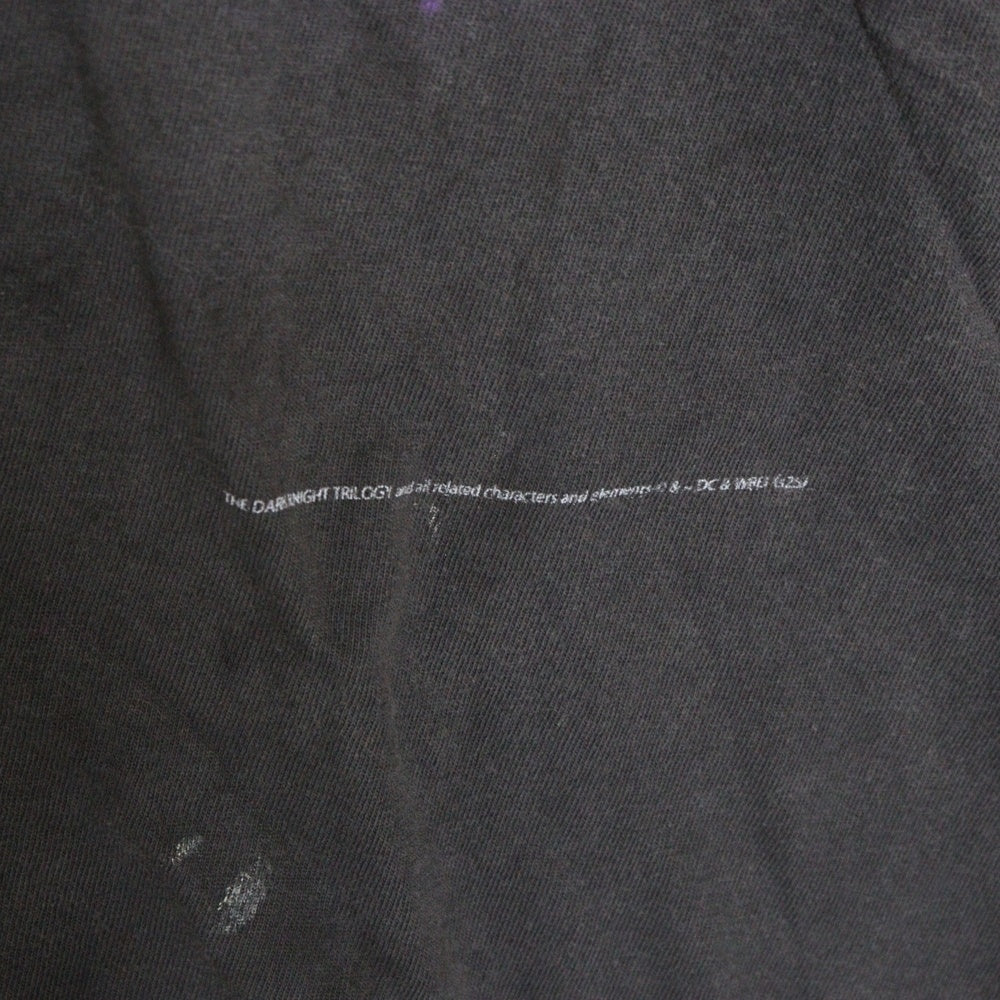 SAINT MICHAEL(セントマイケル) 25SS ヴィンテージ加工 ジョーカープリント クルーネック半袖カットソー SH-HR8-0000-C53 ブラック