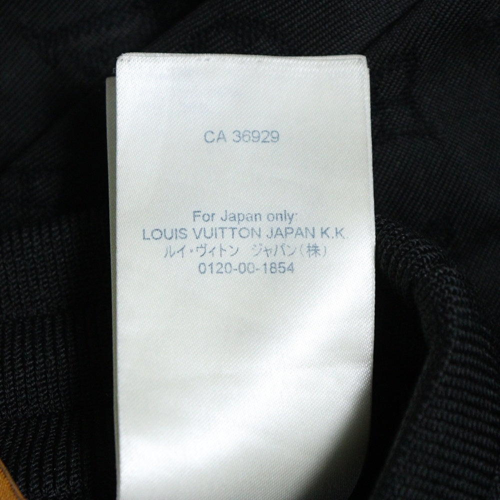 LOUIS VUITTON(ルイヴィトン) 21AW NBA モノグラム ジャカード スリットパンツ HLY14W ブラック