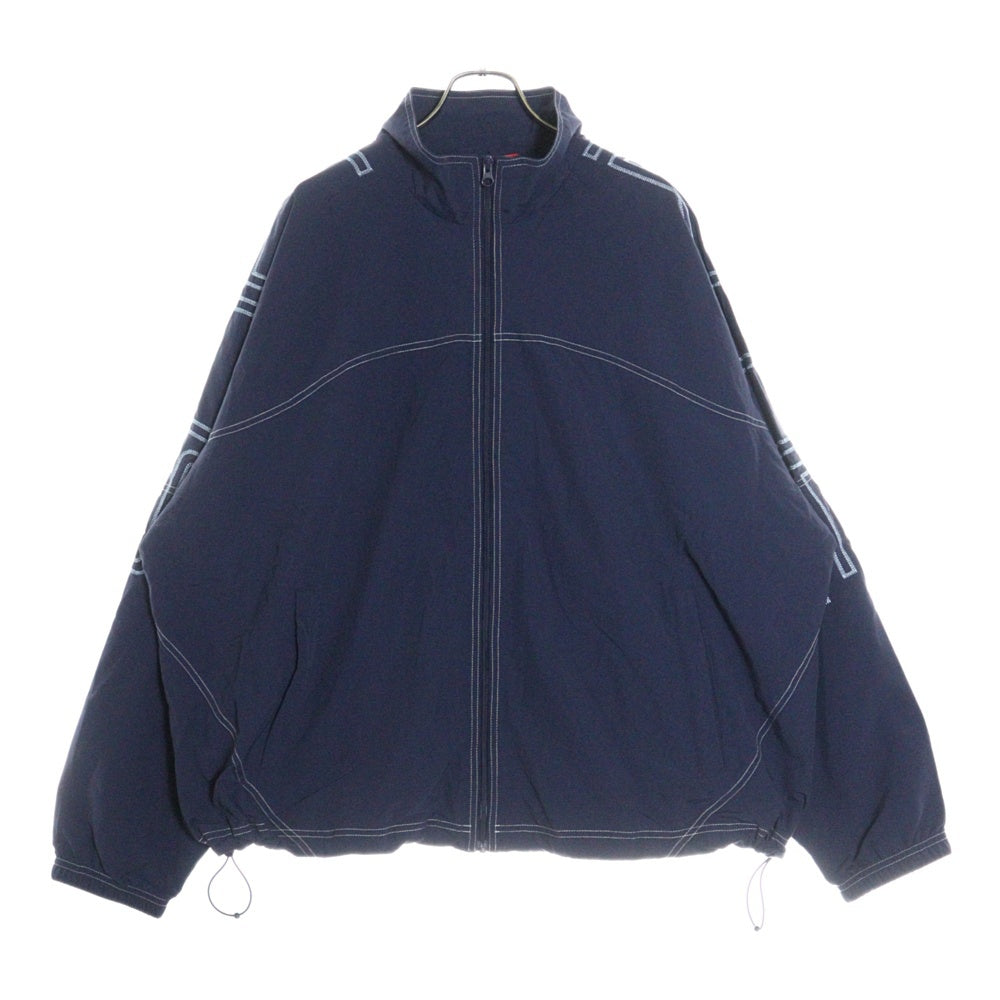 SUPREME(シュプリーム) 25SS Spellout Embroidered Track Jacket スペルアウト エンブロイダードトラック ジャケット ネイビー