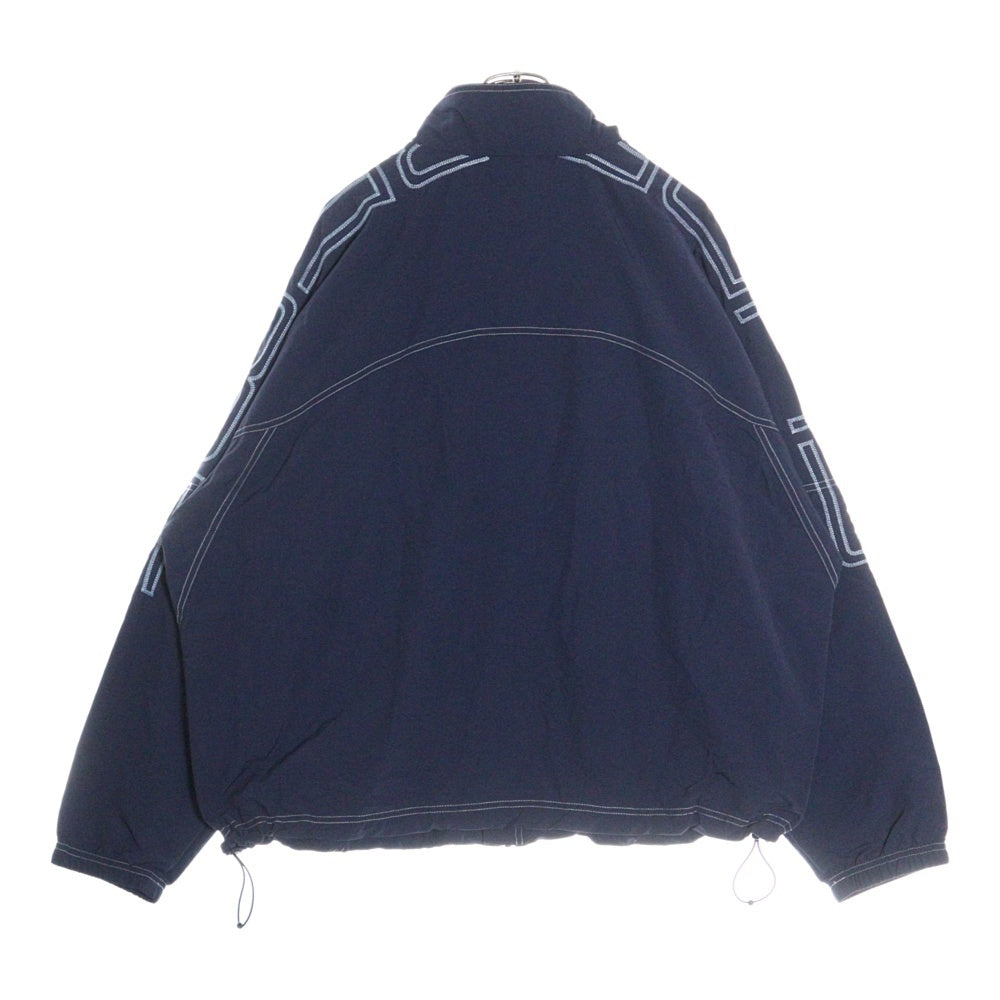 SUPREME(シュプリーム) 25SS Spellout Embroidered Track Jacket スペルアウト エンブロイダードトラック ジャケット ネイビー