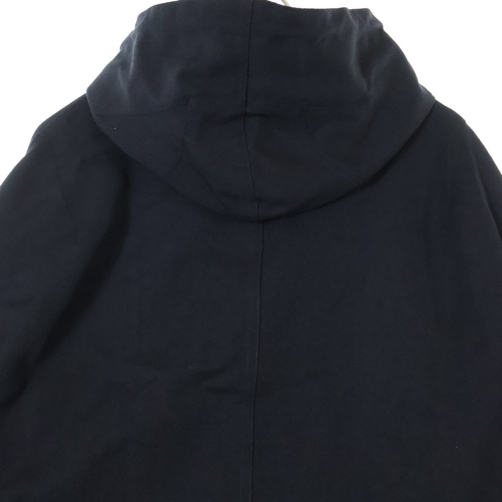 LES SIX(レシス) 23AW DOUBLE ZIP UP WOOL GABADINE MODS COAT ダブルジップ モッズコート huit-5-DZWGMC ブラック