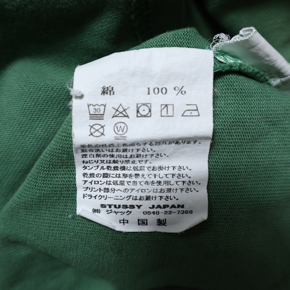 STUSSY(ステューシー) 20SS Overssized Flip オーバーサイズ フリップ クルーネック半袖カットソー カーキ 214537