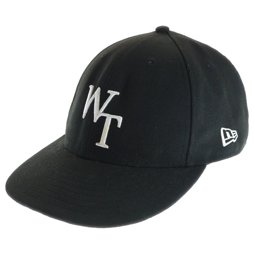 WTAPS(ダブルタップス) 22AW ×NEW ERA 59FIFTY ロゴ刺繍 キャップ 帽子 22NENED-HT01 ブラック