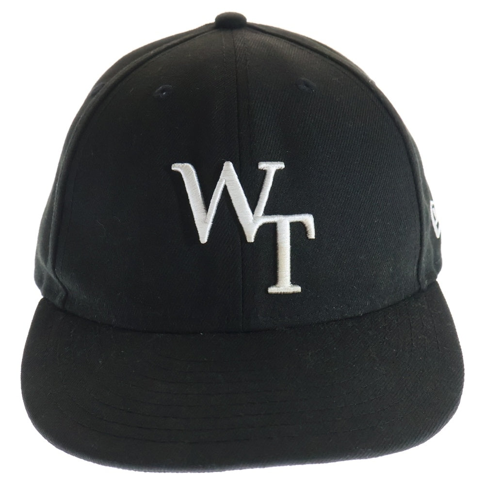 WTAPS(ダブルタップス) 22AW ×NEW ERA 59FIFTY ロゴ刺繍 キャップ 帽子 22NENED-HT01 ブラック