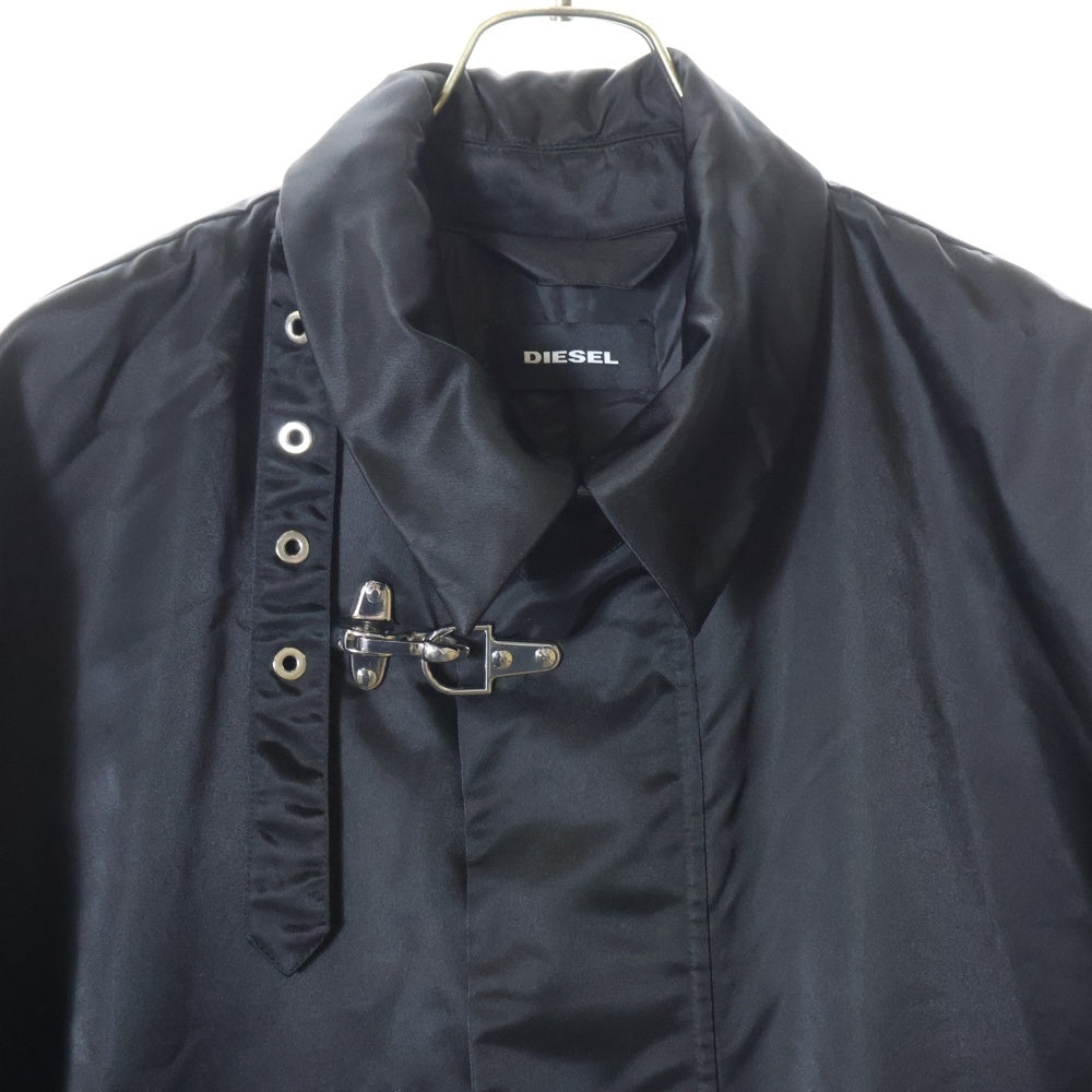 DIESEL(ディーゼル) バックル付き 断熱 コートジャケット ブラック 00S3S8