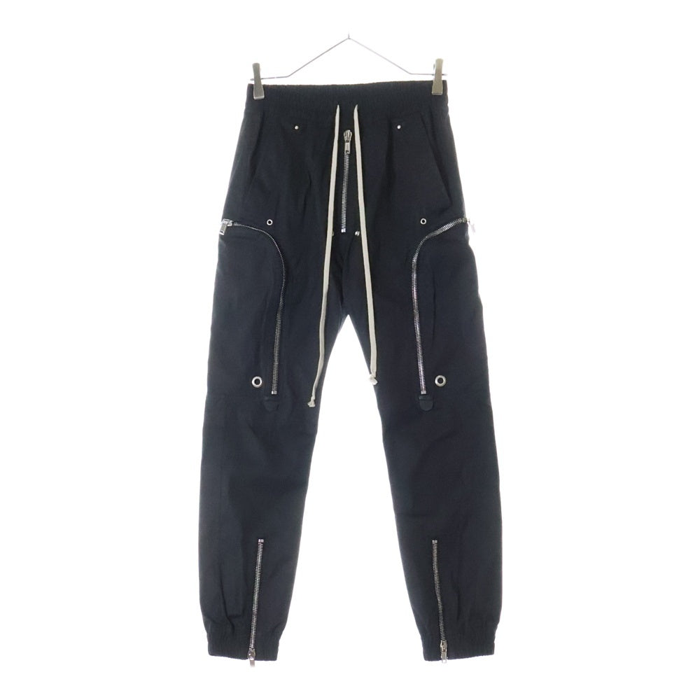 Rick Owens(リックオウエンス) 24AW BAUHAUS CARGO PANT バウハウス ジップアップ カーゴパンツ ブラック RU02D6377-TE
