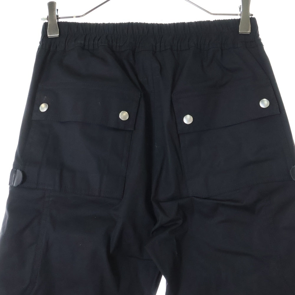 Rick Owens(リックオウエンス) 24AW BAUHAUS CARGO PANT バウハウス ジップアップ カーゴパンツ ブラック RU02D6377-TE