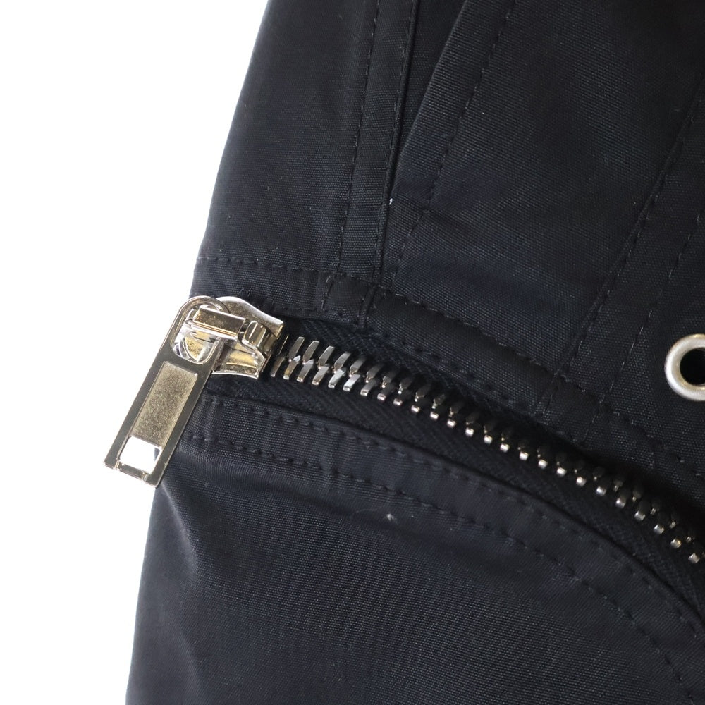 Rick Owens(リックオウエンス) 24AW BAUHAUS CARGO PANT バウハウス ジップアップ カーゴパンツ ブラック RU02D6377-TE