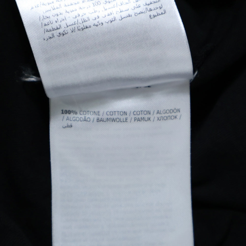 MONCLER(モンクレール) MAGLIA T-SHIRT F20918C79710 8390T マグリア フロントプリント クルーネック半袖Tシャツ ブラック