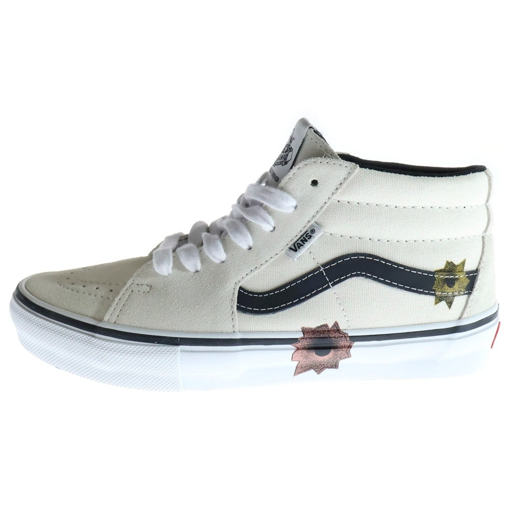 SUPREME(シュプリーム) 25SS Nate Lowman Skate Grosso Mid ネイト ロウマン スケート グロッソ ミッドカットスニーカー アイボリーVN0A5KS1CRM