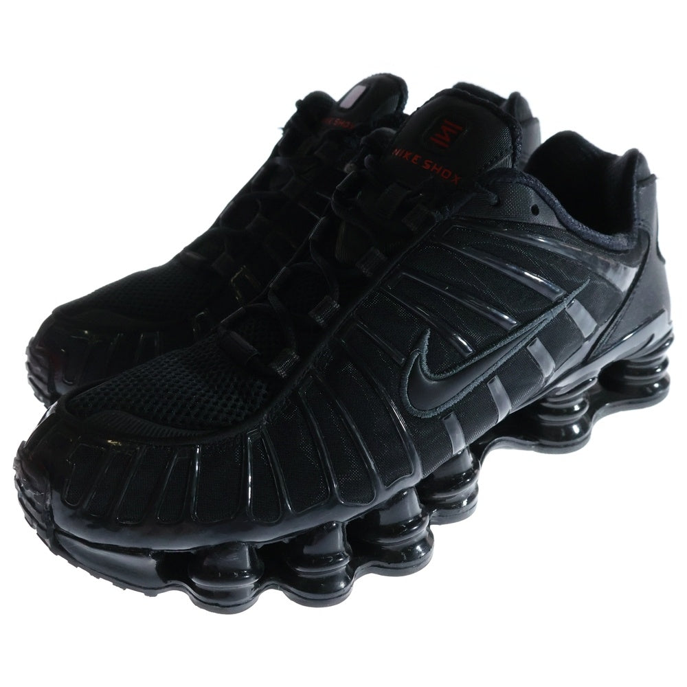 NIKE(ナイキ) SHOX TL BLACK METALLIC HEMATITE ショックス ティーエル メタリック ヘマタイト ローカットスニーカー ブラック US10/28cm AV3595-002