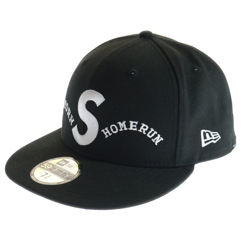 SUPREME(シュプリーム) 25SS ×HOMERUN/S Logo New Era 6パネル Sロゴ ベースボールキャップ ブラック