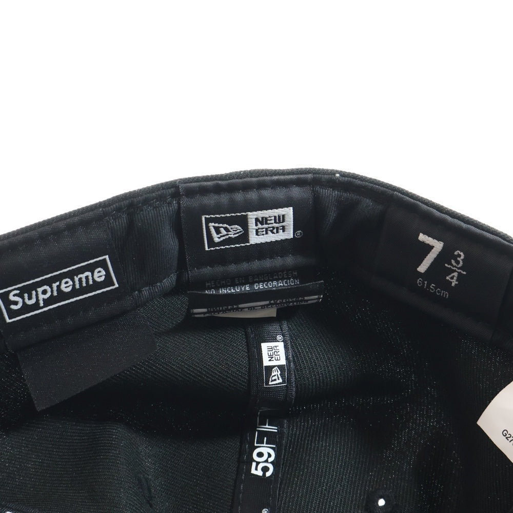 SUPREME(シュプリーム) 25SS ×HOMERUN/S Logo New Era 6パネル Sロゴ ベースボールキャップ ブラック