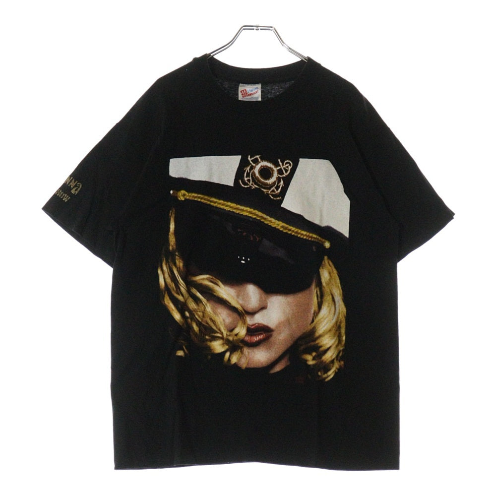 VINTAGE(ヴィンテージ) 90s Madonna Girlie Show Tour Tee マドンナ ガーリ-ショー ツアー クルーネック半袖カットソー ブラック