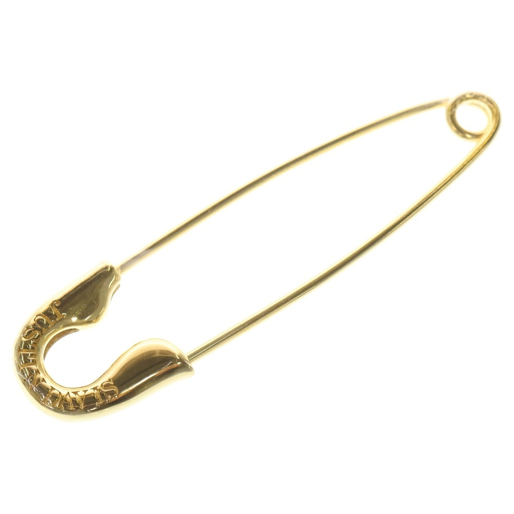 Justin Davis(ジャスティンデイヴィス) ノベルティ ピン付き ニットマフラー ブラック