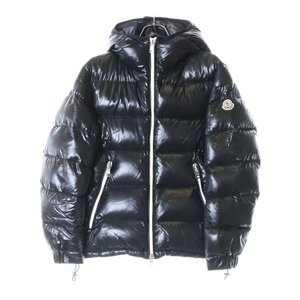 MONCLER(モンクレール) BLIER GIUBBOTTO JACKET ロゴパッチ ダウンジャケット ブラック C20914090505 68950