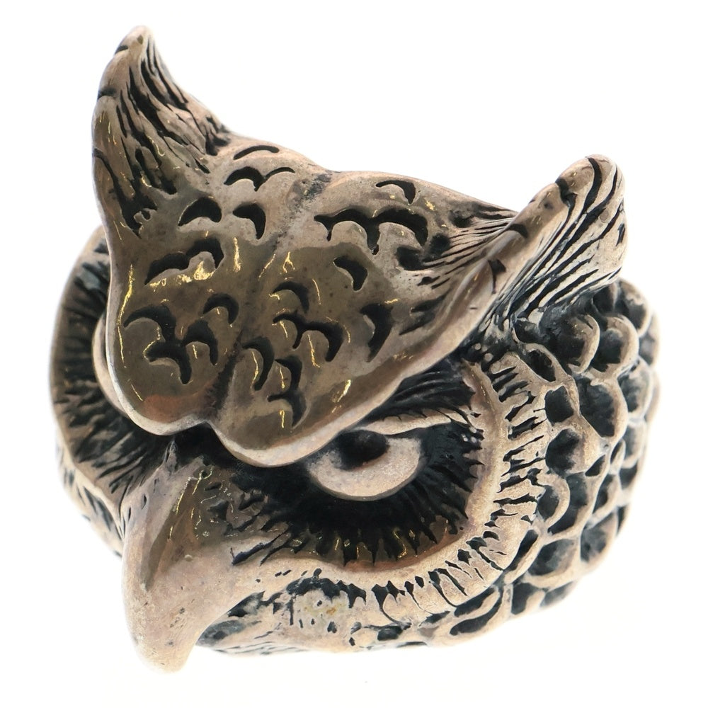 Bill Wall Leather/BWL(ビルウォールレザー) BWR LARGE OWL RING ラージ オウルモチーフ リング シルバー