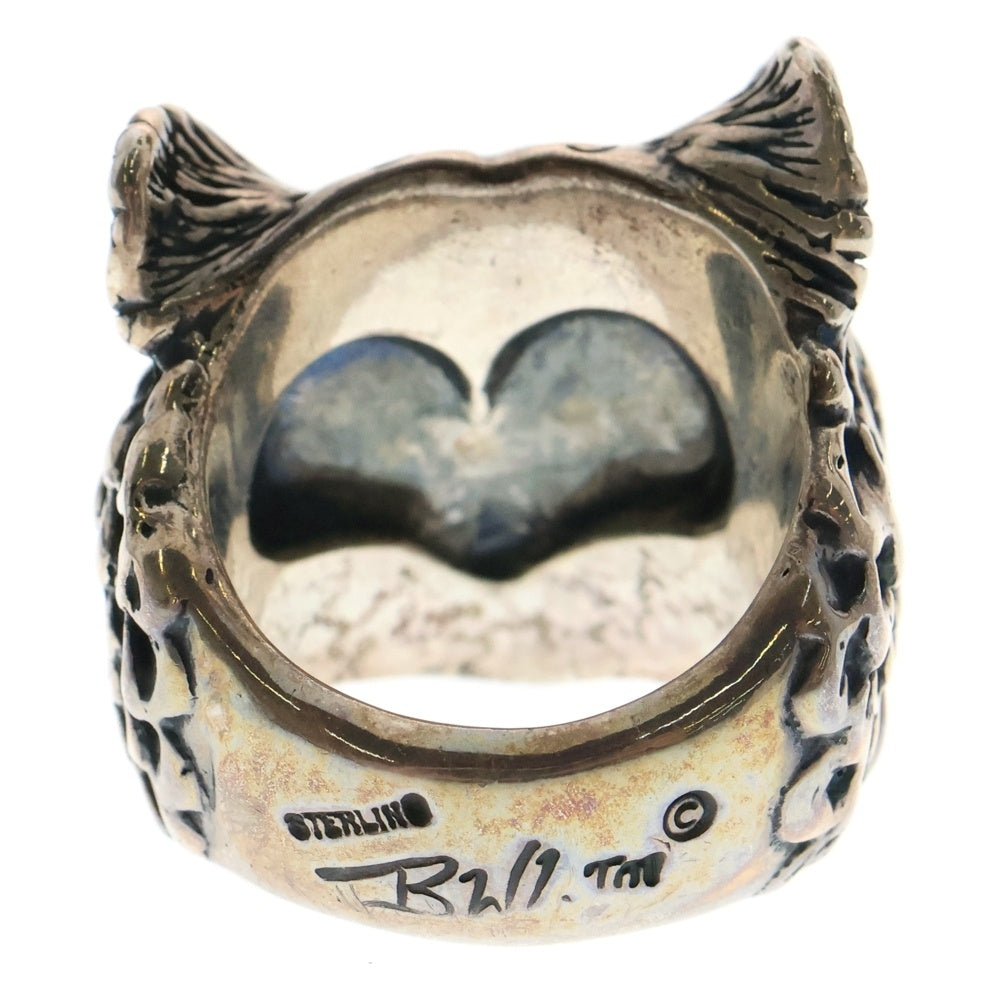 Bill Wall Leather/BWL(ビルウォールレザー) BWR LARGE OWL RING ラージ オウルモチーフ リング シルバー