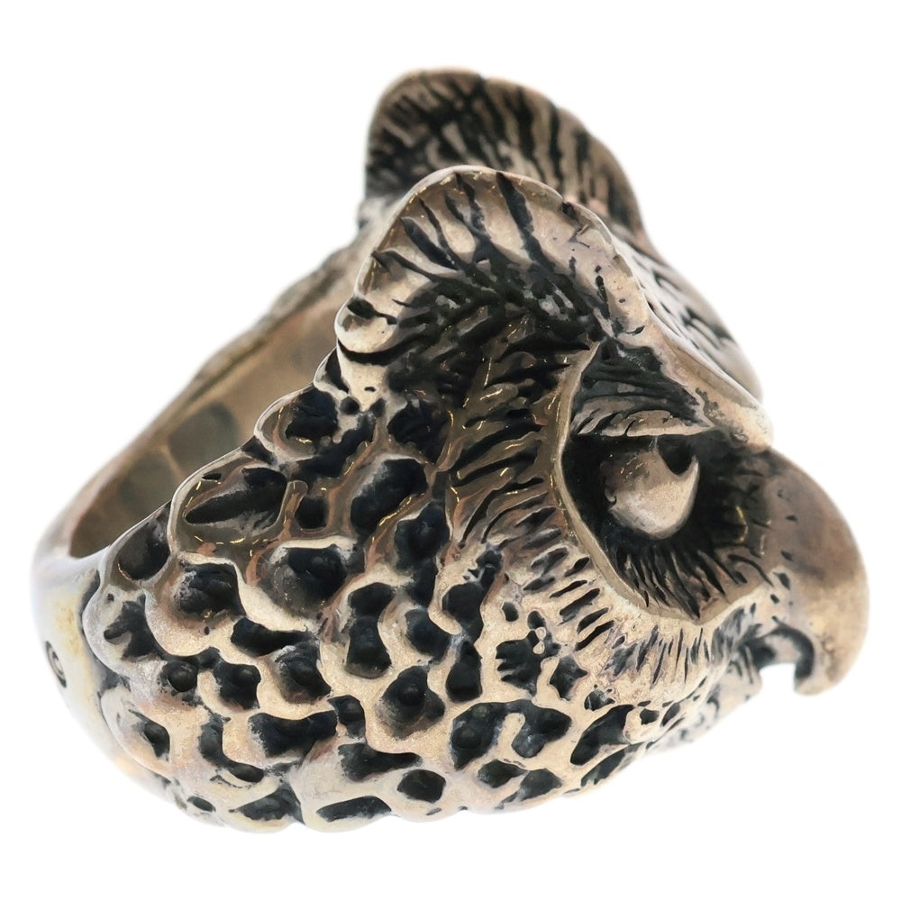 Bill Wall Leather/BWL(ビルウォールレザー) BWR LARGE OWL RING ラージ オウルモチーフ リング シルバー