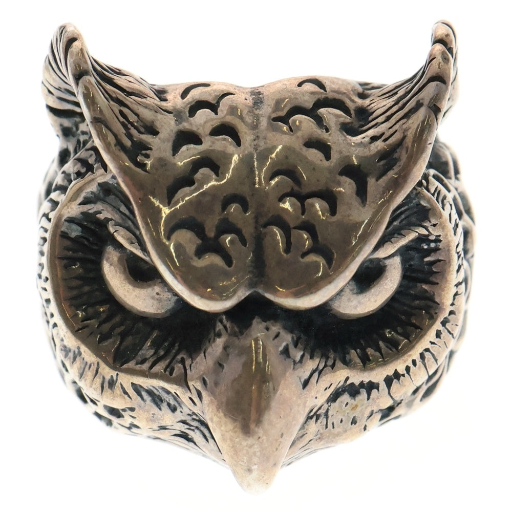 Bill Wall Leather/BWL(ビルウォールレザー) BWR LARGE OWL RING ラージ オウルモチーフ リング シルバー