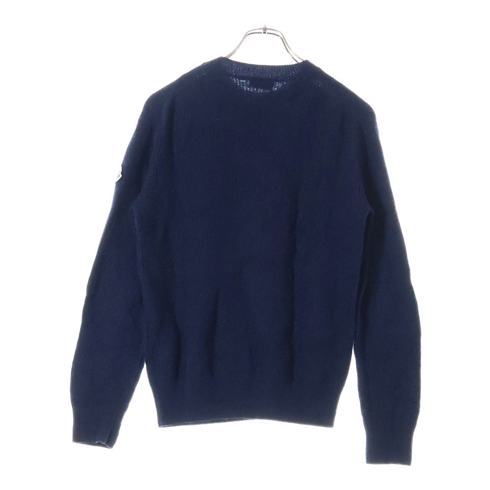 MONCLER(モンクレール) GIROCOLLO TRICOT カシミヤ混ウール ニットセーター H20919C00030 ネイビー