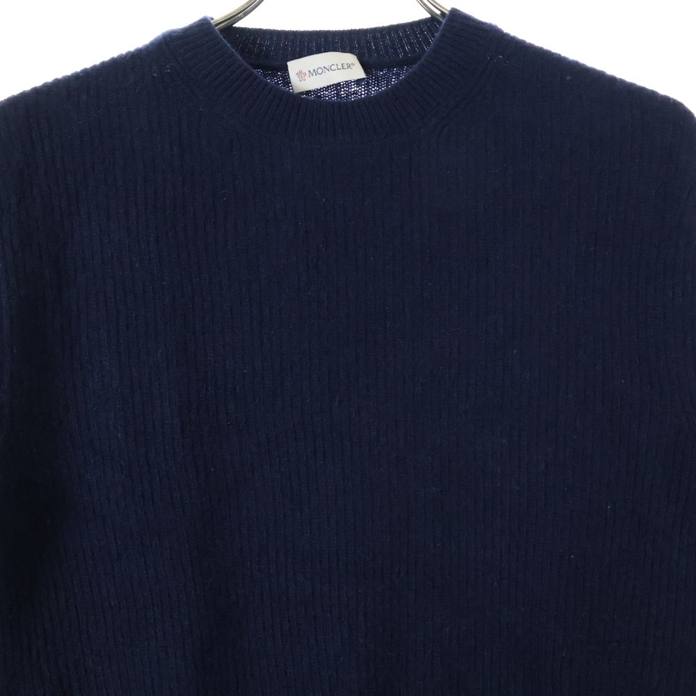 MONCLER(モンクレール) GIROCOLLO TRICOT カシミヤ混ウール ニットセーター H20919C00030 ネイビー