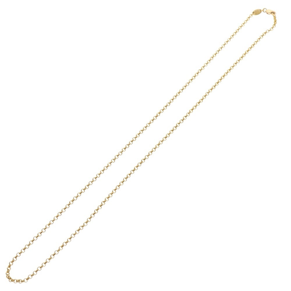 CHROME HEARTS(クロムハーツ) 22K NECKCHAIN R20 ロールチェーンネックレス 20inch ゴールド BCA011