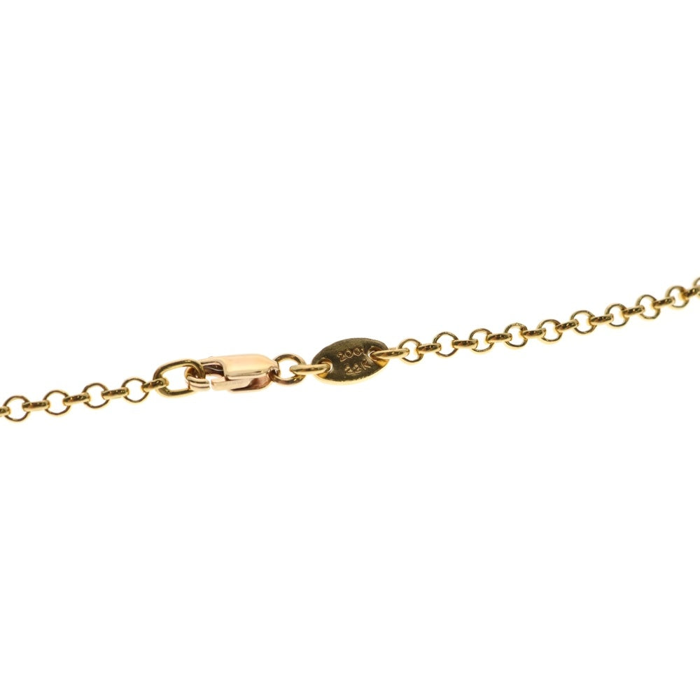 CHROME HEARTS(クロムハーツ) 22K NECKCHAIN R20 ロールチェーンネックレス 20inch ゴールド BCA011