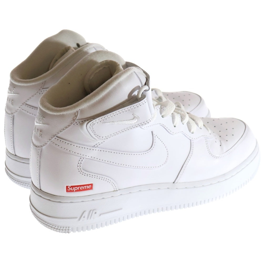 NIKE(ナイキ) ×SUPREME AIR FORCE 1 MID SP シュプリーム エアフォース ミッドカットスニーカー ホワイト US9/27cm FZ8784-100