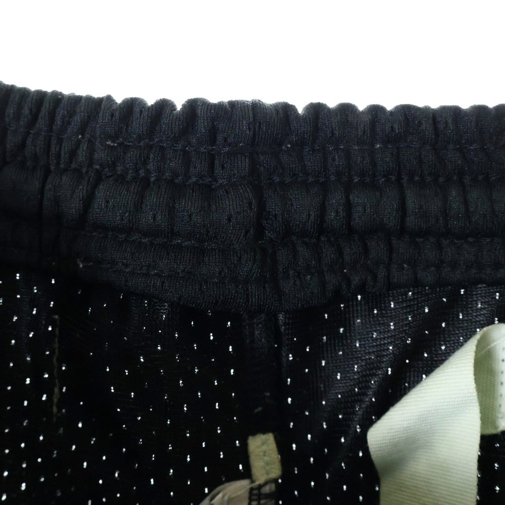 OFF-WHITE(オフホワイト) 17SS DIAG SPRAY MESH SHORTS スプレーデザイン メッシュハーフパンツ ブラック