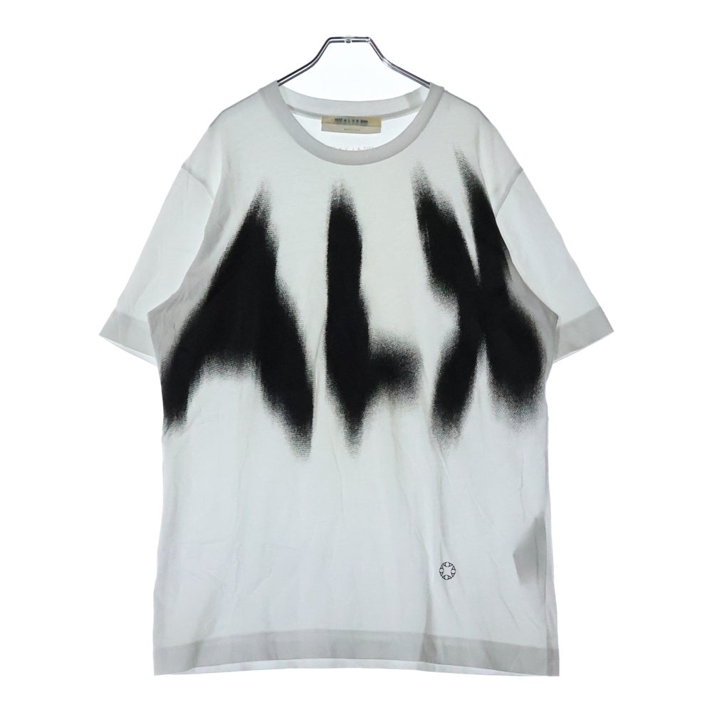 ALYX(アリクス) スプレーロゴ 半袖クルーネックTシャツカットソー ホワイト