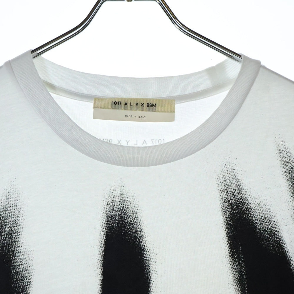 ALYX(アリクス) スプレーロゴ 半袖クルーネックTシャツカットソー ホワイト