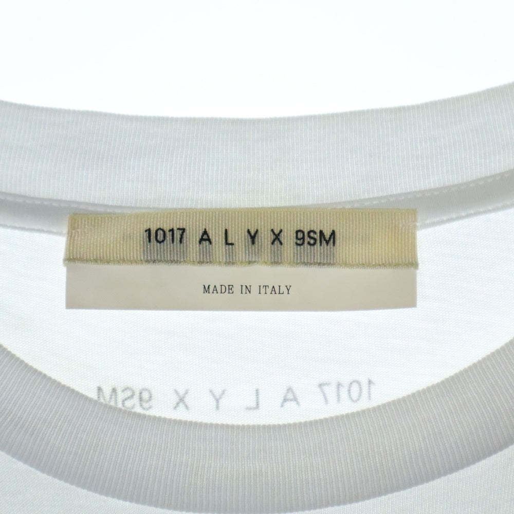 ALYX(アリクス) スプレーロゴ 半袖クルーネックTシャツカットソー ホワイト