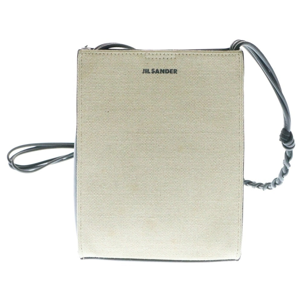 JIL SANDER(ジルサンダー) タングルキャンバス ショルダーバッグ ベージュ J25WG0003
