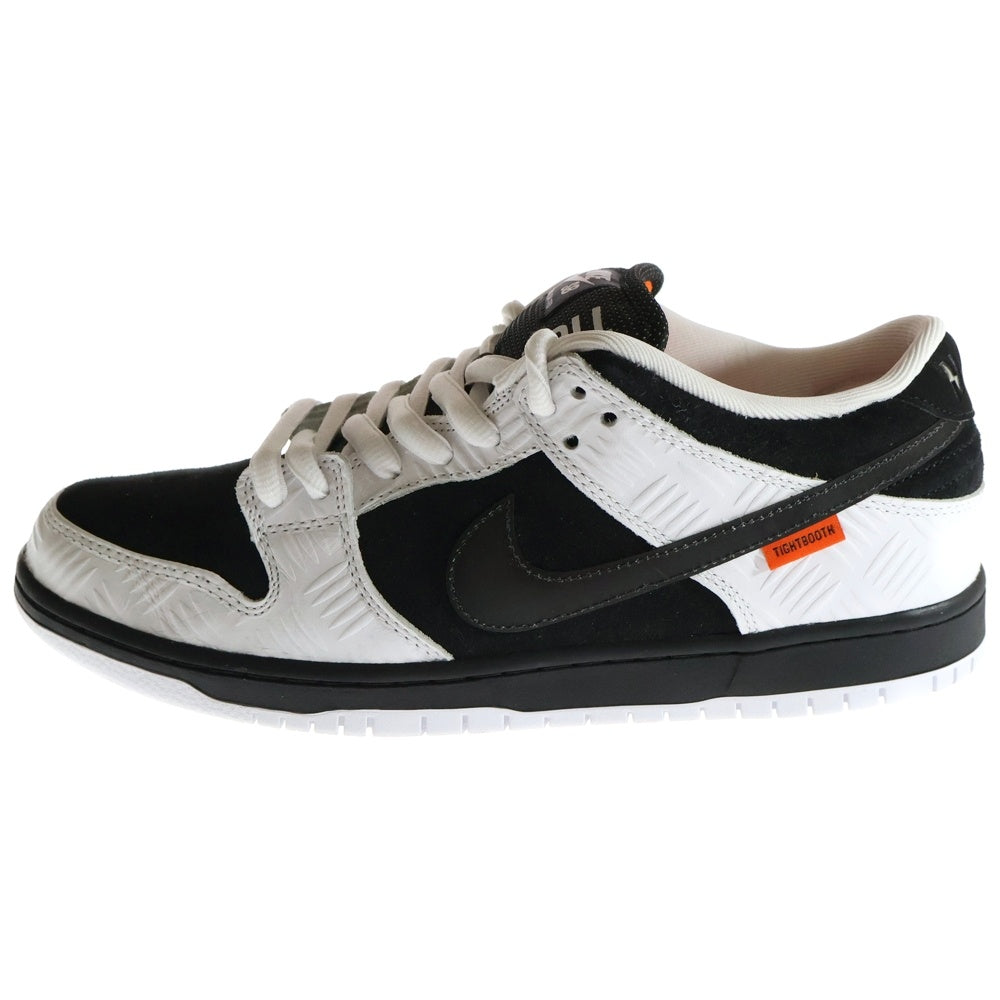NIKE(ナイキ) TIGHTBOOTH ×Nike SB Dunk Low Pro QS Black and White タイトブース ×ナイキ SB ダンク ロー プロ QS ローカットスニーカー US11/29cm FD2629-100