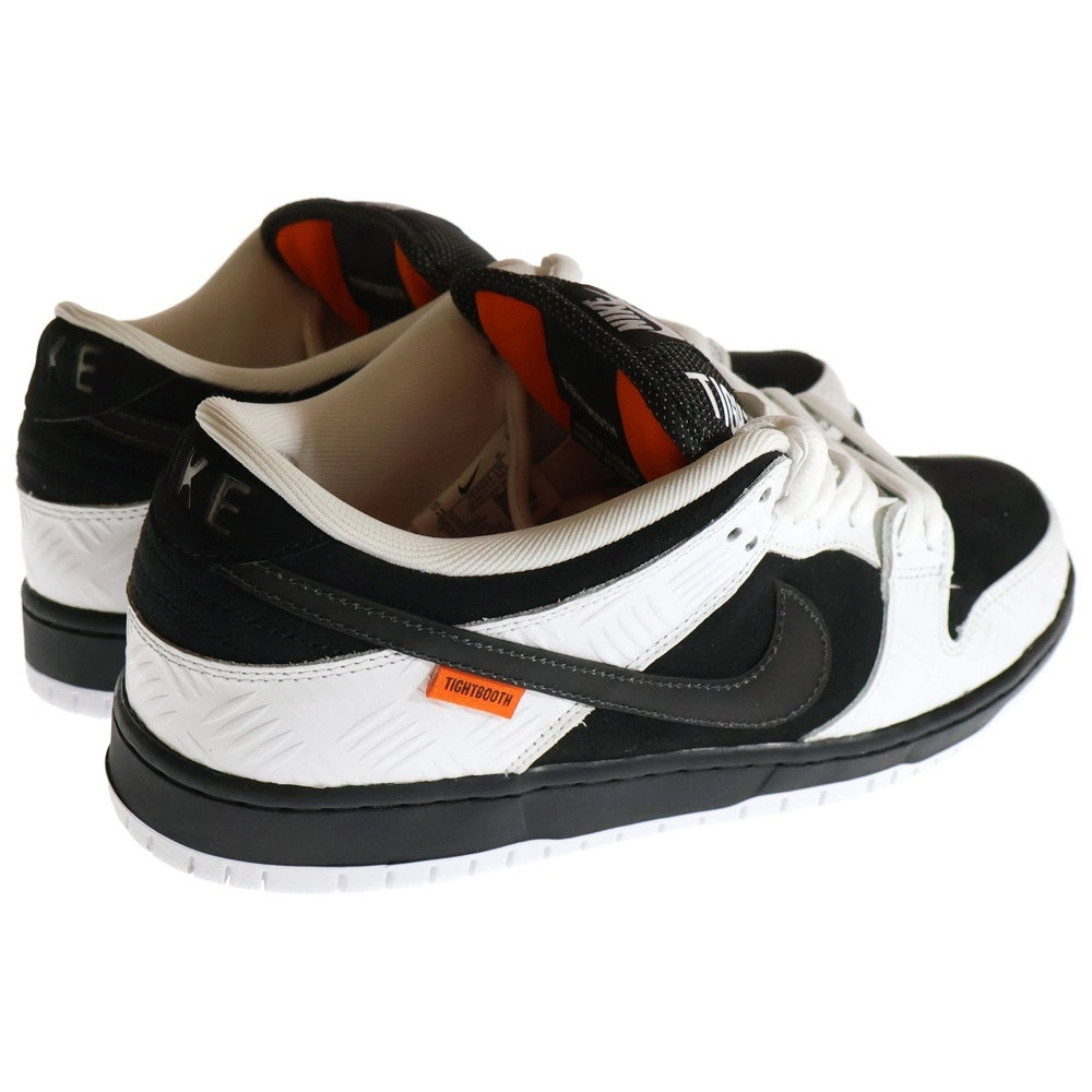 NIKE(ナイキ) TIGHTBOOTH ×Nike SB Dunk Low Pro QS Black and White タイトブース ×ナイキ SB ダンク ロー プロ QS ローカットスニーカー US11/29cm FD2629-100
