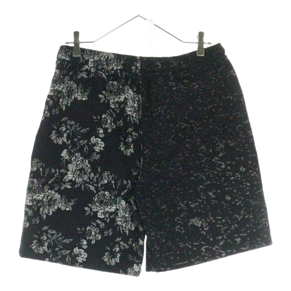LAST NEST(ラスト ネスト) FLORAL LEOPARD SHORTS フローラル レオパードショーツ ブラック