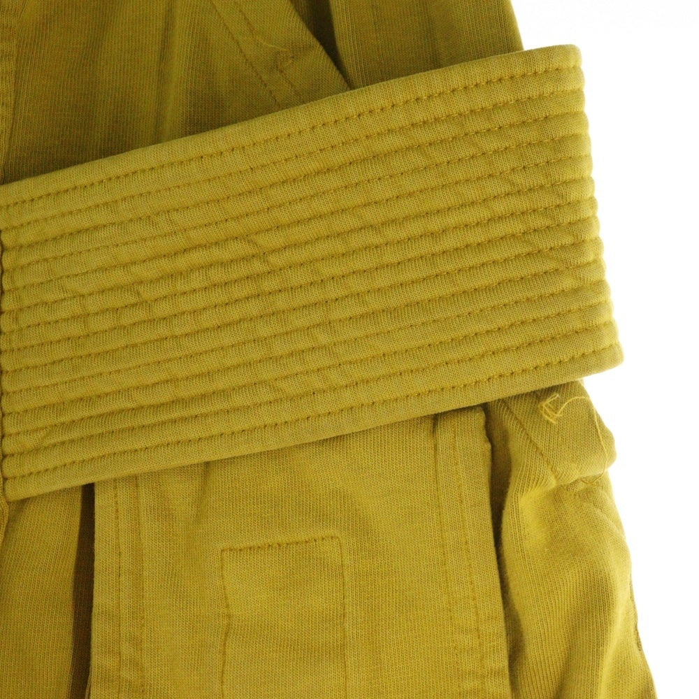 DRKSHDW(ダークシャドウ) cotton joggers Creatch Cargo Cropped Drawstring ドローストリング カーゴトリミングパンツ DU02D2371-RIG イエロー