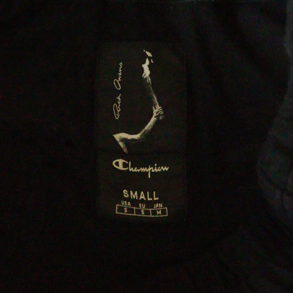 Rick Owens(リックオウエンス) ×CHAMPION ドローストリング サルエル ロングパンツ CM01D9244-CHJER ブラック