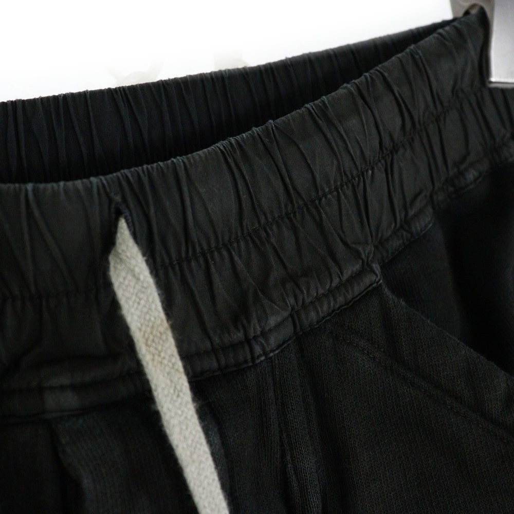 Rick Owens(リックオウエンス) 24AW CLASSIC CARGO DRAWSTRING スウェット クラシックカーゴ ドローストリングパンツ ブラック/ブラウン DU02D2370 FSUN