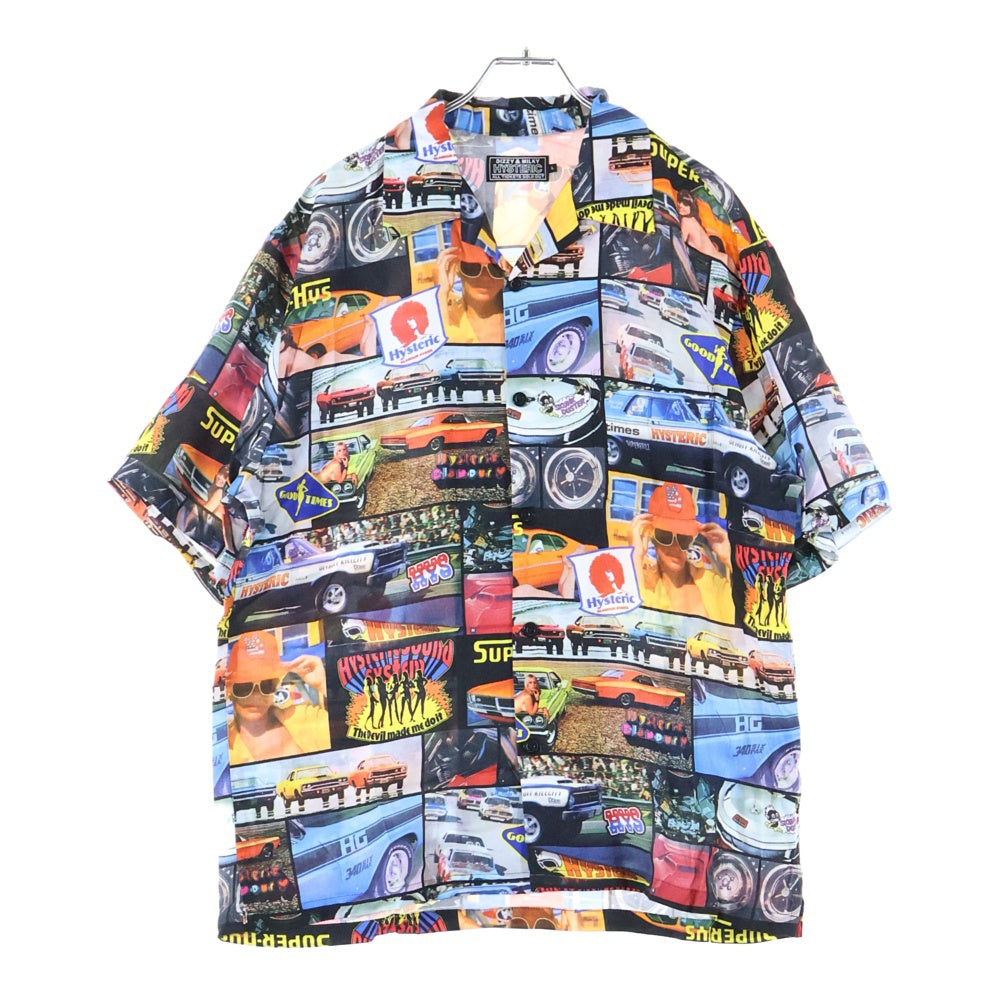 HYSTERIC GLAMOUR(ヒステリックグラマー) 25SS 総柄プリント半袖シャツ 02251AH08 マルチカラー