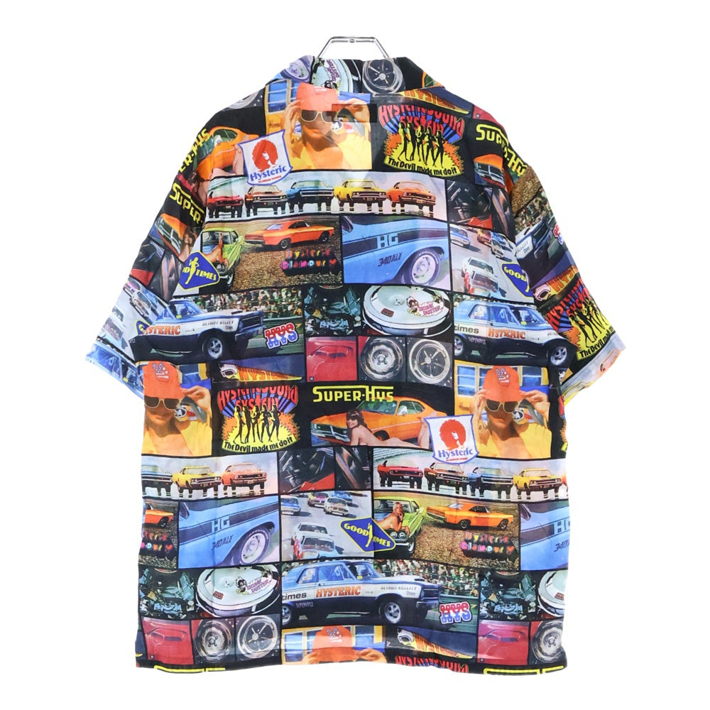 HYSTERIC GLAMOUR(ヒステリックグラマー) 25SS 総柄プリント半袖シャツ 02251AH08 マルチカラー