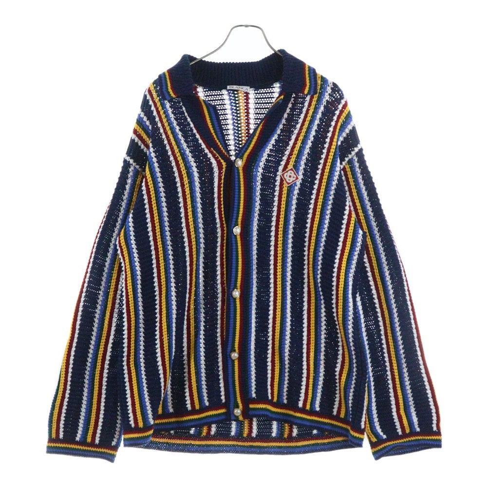 CASABLANCA(カサブランカ) Crochet Multicolor Cotton Cardigan クロシェ ニットカーディガン マルチカラー MPS25-KW-836-01