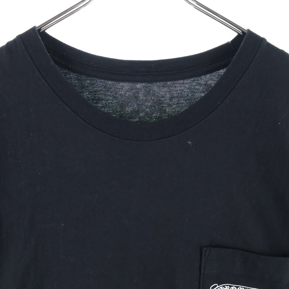 CHROME HEARTS(クロムハーツ) CH T-SHRT 1 バックスクロールラベルプリント 半袖Tシャツ カットソー ブラック