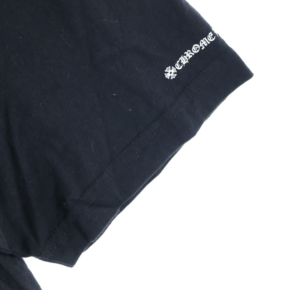 CHROME HEARTS(クロムハーツ) CH T-SHRT 1 バックスクロールラベルプリント 半袖Tシャツ カットソー ブラック