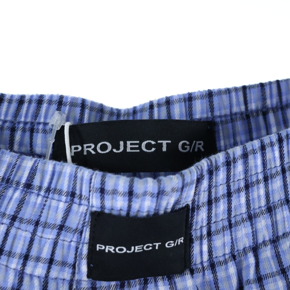 PROJECT G/R(プロジェクトジーアール) 3 LAYERED SWEAT PANTS スリーレイヤードスウェットパンツ イージーパンツ PG25SSMB04 グレー