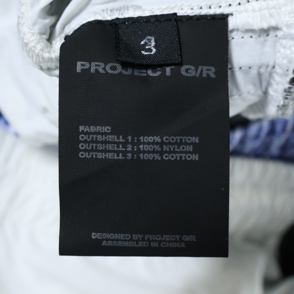 PROJECT G/R(プロジェクトジーアール) 3 LAYERED SWEAT PANTS スリーレイヤードスウェットパンツ イージーパンツ PG25SSMB04 グレー