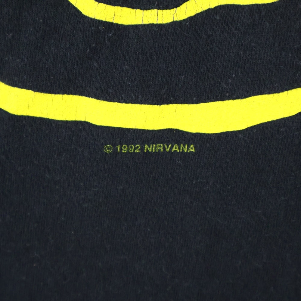 VINTAGE(ヴィンテージ) 00S NIRVANA SMILE TEE ニルヴァーナ スマイル 半袖クルーネックTシャツカットソー ブラック